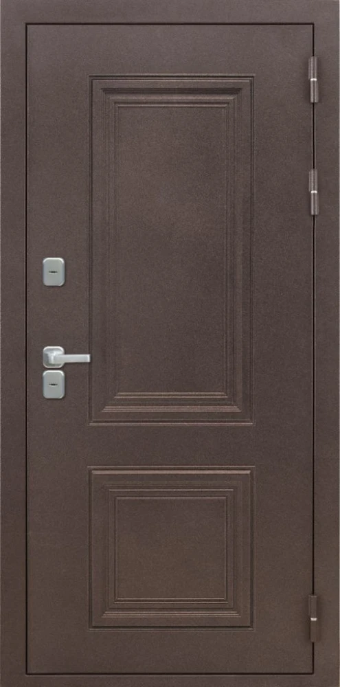 Входная дверь ДвериПРО Д-68 СБ-1 (ст. белое, 16мм, Беленый дуб) DPRO226378 внешняя сторона