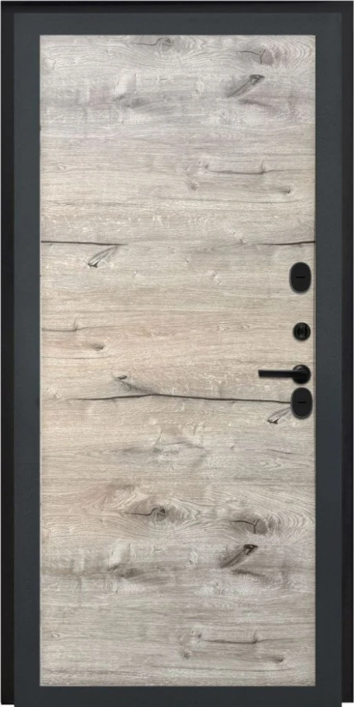 Входная дверь ДвериПРО Модель L-49 Без фрезеровки Дуб пацифик горизонт DPRO204724 внутренняя сторона